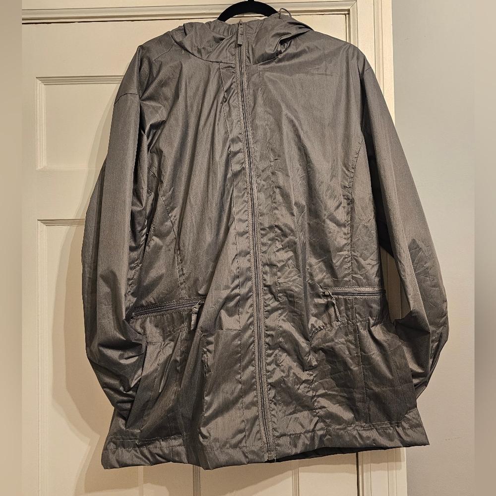 Men's Gray Hooded Jacket